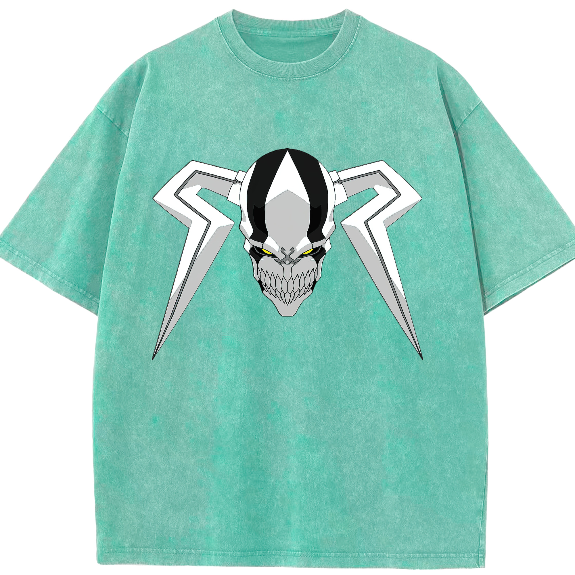 （画像用） ブリーチ 黒崎一護（くろさき いちご）BLEACH Kurosaki Ichigo 綿100% ヴィンテージ風 半袖Tシャツ（フロントプリント）